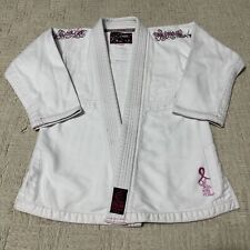 Kimono Fuji Brazilian Jiu Jitsu Gi BJJ rosa consciência do câncer de mama feminino W0 comprar usado  Enviando para Brazil