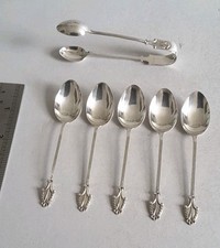 antique silver sugar spoons for sale  TORQUAY