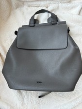 Usado, NOVA MOCHILA TUMI Georgica Marina US$ 650 em couro cinza acinzentado granulado comprar usado  Enviando para Brazil