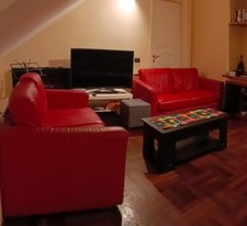 Coppia divani pelle usato  Roma
