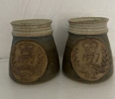 Pair studio pottery for sale  COVENTRY