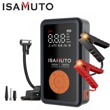 ISAMUTO Jump Starter com compressor de ar portátil amplificador de bateria de carro banco de potência comprar usado  Enviando para Brazil