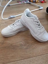 Girls white puma for sale  LIVERPOOL