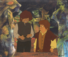 O SENHOR DOS ANÉIS: CÉLULAS DE ANIMAÇÃO ORIGINAIS DE RALPH BAKSHI com autógrafo grátis, usado comprar usado  Enviando para Brazil