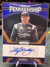 2024 Panini Prizm NASCAR Kyle Busch caligrafia patenteada azul autografada 34/35 PPA-KBH comprar usado  Enviando para Brazil