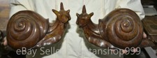 Par de estátuas de caracol Fengshui esculpidas em jade chinês antigo raro 9,2" Xiu comprar usado  Enviando para Brazil