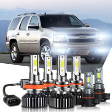 Lâmpadas combo de faróis de LED + luz de neblina para Chevy Tahoe 2007 2008 2009-2014 6500K, usado comprar usado  Enviando para Brazil