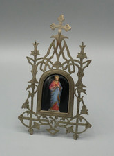 Médaillon religieux porcelain d'occasion  Theix