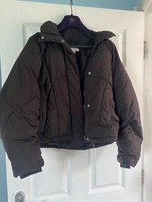Black topshop coat for sale  LIVERSEDGE