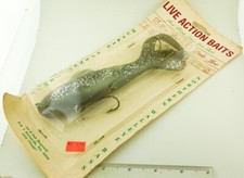 Isca de pesca antiga de minnow almiscarado isca de ação ao vivo nova no cartão BH9 comprar usado  Enviando para Brazil