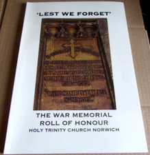 War memorial roll for sale  NORWICH