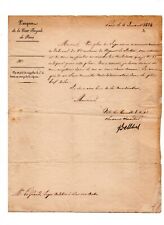 Lettera firmata 1824 usato  Spedire a Italy