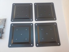 Usado, 9 peças Muzata madeira poste placa conector deck poste preto suportes conectores WT08 comprar usado  Enviando para Brazil