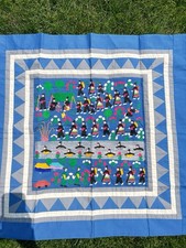 Hand embroidered quilt for sale  Appleton