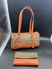 Usado, Lote de Carteira Tommy Hilfiger TH Logo Dome Bolsa Satchel Feminina Laranja Duffel Plus comprar usado  Enviando para Brazil