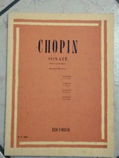 Chopin sonate per usato  Castellammare di Stabia