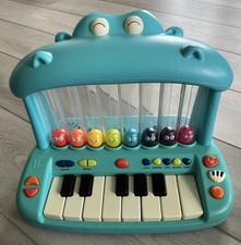 B. Brinquedos hipopótamo pop brinquedo musical teclado tocar músicas piano sons luzes instrumento comprar usado  Enviando para Brazil