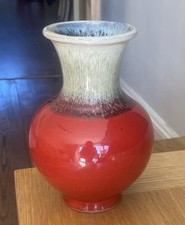 Studio pottery red for sale  SANDY