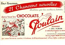 Buvard chocolats poulain d'occasion  Cérences