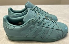 Tênis esportivo Adidas Superstar masculino tamanho 6.5 Adicolor Shock azul perfeito comprar usado  Enviando para Brazil