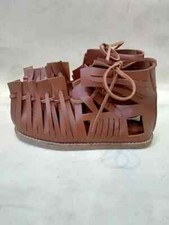 Medieval Hombre Gladiador Sandalia de Cuero Romano Centurión Marrón Caligae comprar usado  Enviando para Brazil