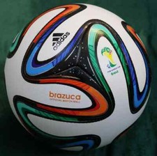 Bola de futebol Adidas Brazuca oficial Copa do Mundo FIFA Brasil 2014 tamanho 5 comprar usado  Enviando para Brazil