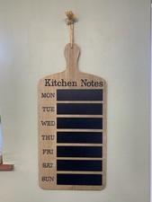 Chalkboard menu wooden for sale  WAREHAM