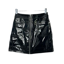 Topshop black vinyl for sale  Hyde Park