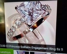 3ct princess cut for sale  Newville
