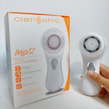 Usado, Clarisonic Mia 2 sistema de escova de limpeza facial sônica da pele, 2 velocidades (branco) comprar usado  Enviando para Brazil