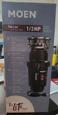 Moen Lite Series GXP33C PRO 1/3 HP alimentação contínua descarte de lixo novo na caixa, usado comprar usado  Enviando para Brazil