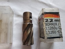 Kernlochbohrer hss 22mm gebraucht kaufen  Kitzscher