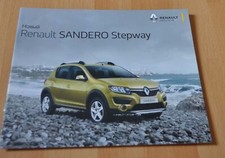 Folheto Renault Sandero Stepway Prospekt Prospectus edição russa comprar usado  Enviando para Brazil