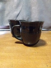 CANECAS DE CAFÉ PRETAS CLÁSSICAS MAINSTAYS Conjunto de 2 comprar usado  Enviando para Brazil