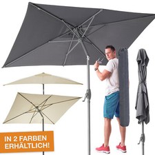 Sonnenschirm rechteckig kurbel gebraucht kaufen  Greven