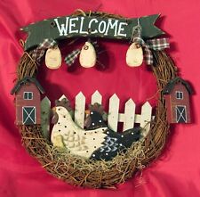 Welcome grapevine wreath for sale  Dewitt