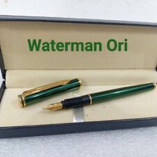 CANETA TINTEIRO RARA WATERMAN VERDE BRILHANTE Original LH524 comprar usado  Enviando para Brazil