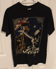 Usado, Camiseta Tim McGraw Southern Voice Australian Tour 2010 Band Preta Tamanho Adulto M. comprar usado  Enviando para Brazil