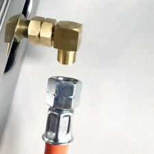 LPG Messing Gasanschlusswinkel 1/4 Zoll links 90 Grad Eckverbinder Angle Adapter comprar usado  Enviando para Brazil