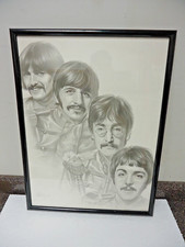 Desenho a lápis Luke Bryan 94 - The Beatles" - Sargento Pimenta com moldura! Sem reserva!, usado comprar usado  Enviando para Brazil