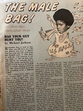 Usado, Michael Jackson, The Jackson Five, Clipping Vintage Página Inteira, aa comprar usado  Enviando para Brazil