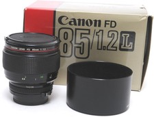 Canon FD 1.2/85mm L lens boxed mint condition comprar usado Canon FD 1.2/85mm L lens boxed mint condition comprar usado  Enviando para Brazil