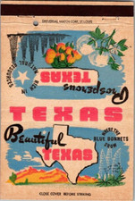 Historical texas matchbook for sale  Fallbrook