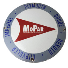 Vintage mopar porcelain for sale  Houston