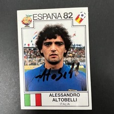 Autografo spillo altobelli usato  Italia