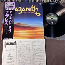 NAZARETH Greatest Hits JAPAN LP RECORD BT-5284 w/ OBI + INSERT 1979 reissue comprar usado  Enviando para Brazil
