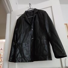 Kunstlederjacke schwarz leicht gebraucht kaufen  Berlin