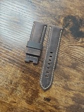 Reloj Panerai 24 mm OEM correa de cuero marrón para hebilla de despliegue de 22 mm MX001SFW segunda mano  Embacar hacia Mexico