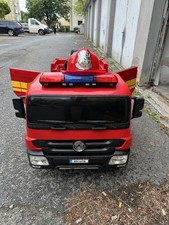 Kinder elektroauto feuerwehrau gebraucht kaufen  Bielefeld