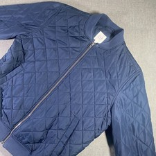 Jaqueta Bombardeiro Quente Masculina GAP Acolchoada Zíper Completo Tamanho Médio Azul Marinho comprar usado  Enviando para Brazil